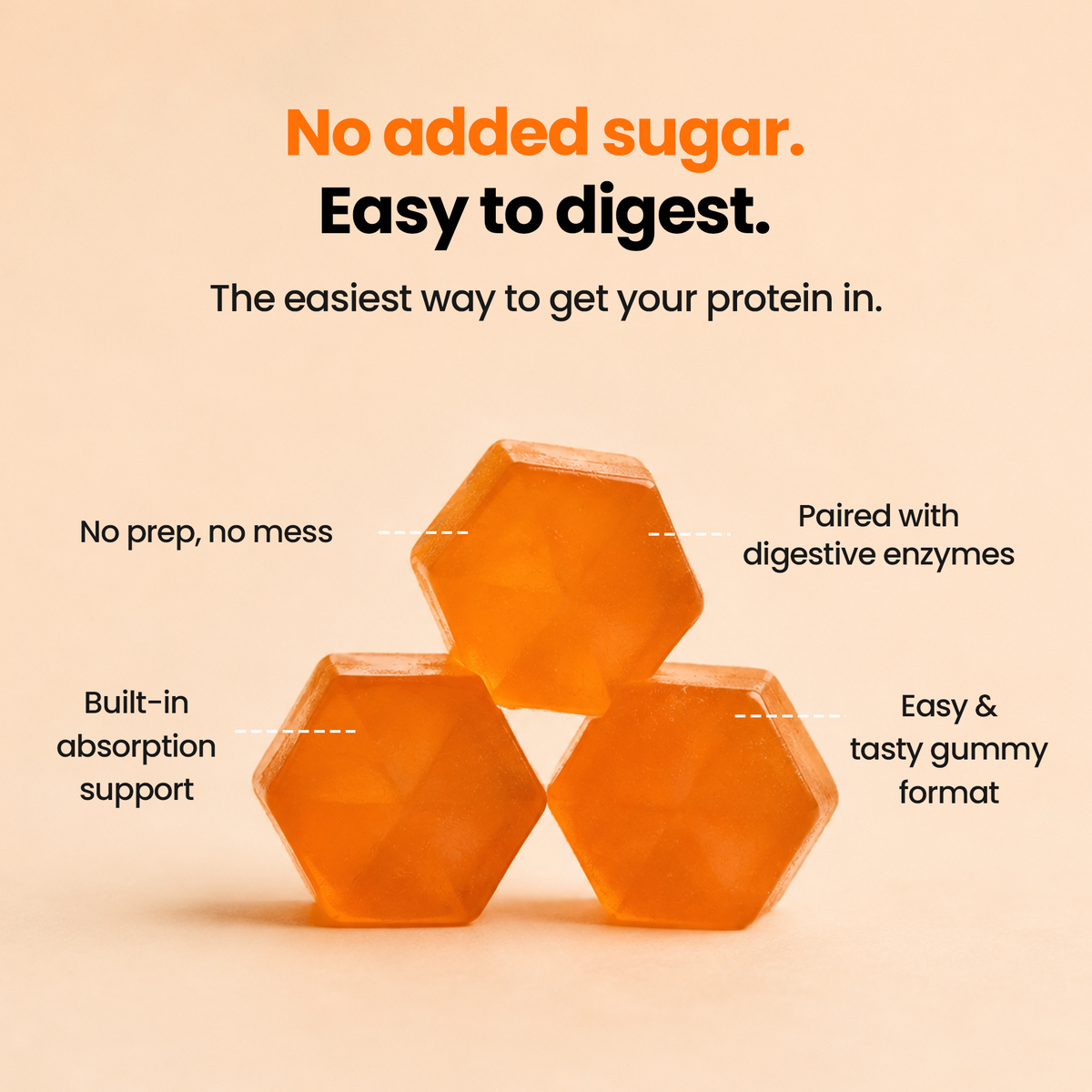 50+ Protein Clean Gummy