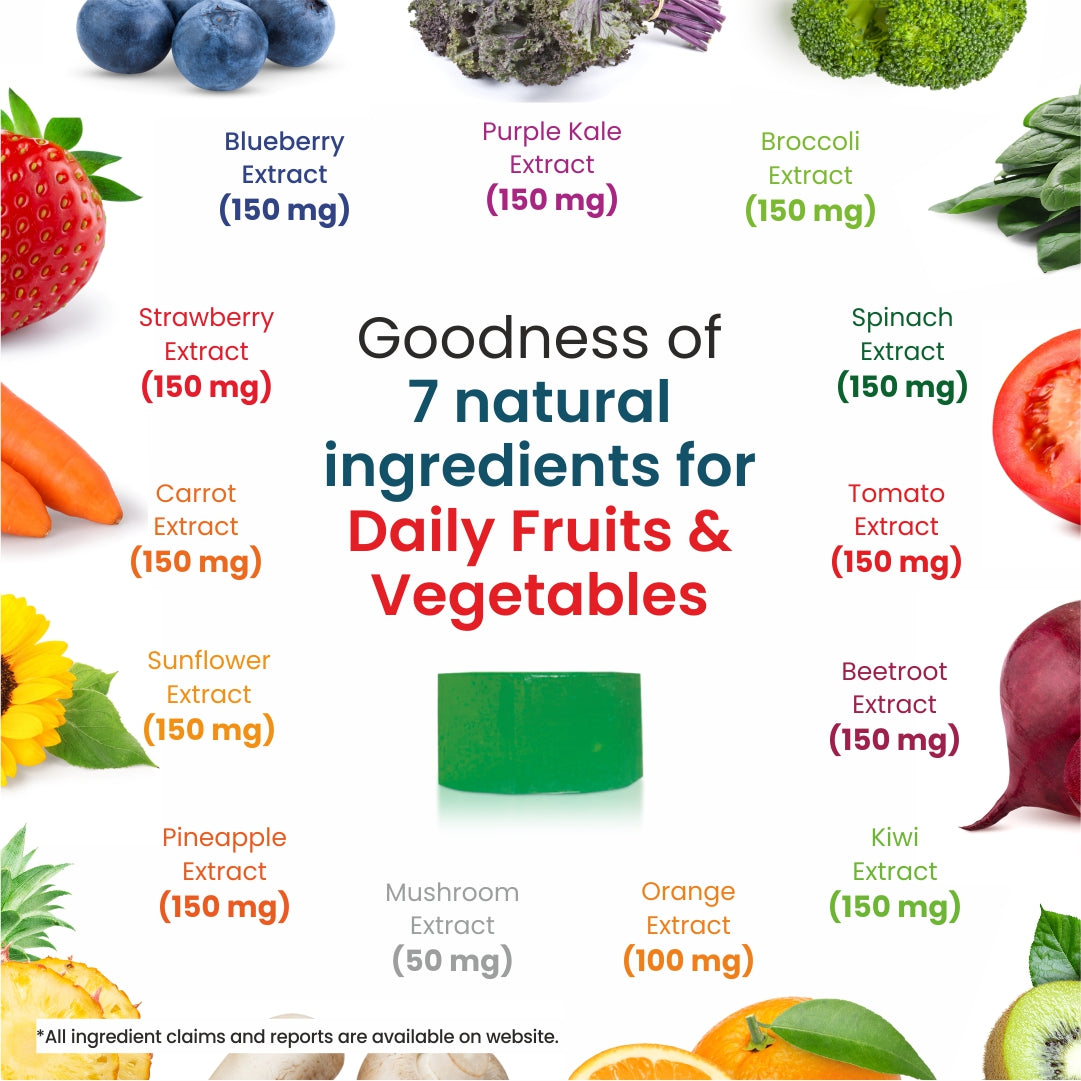 Daily Fruits and Vegetables Stack