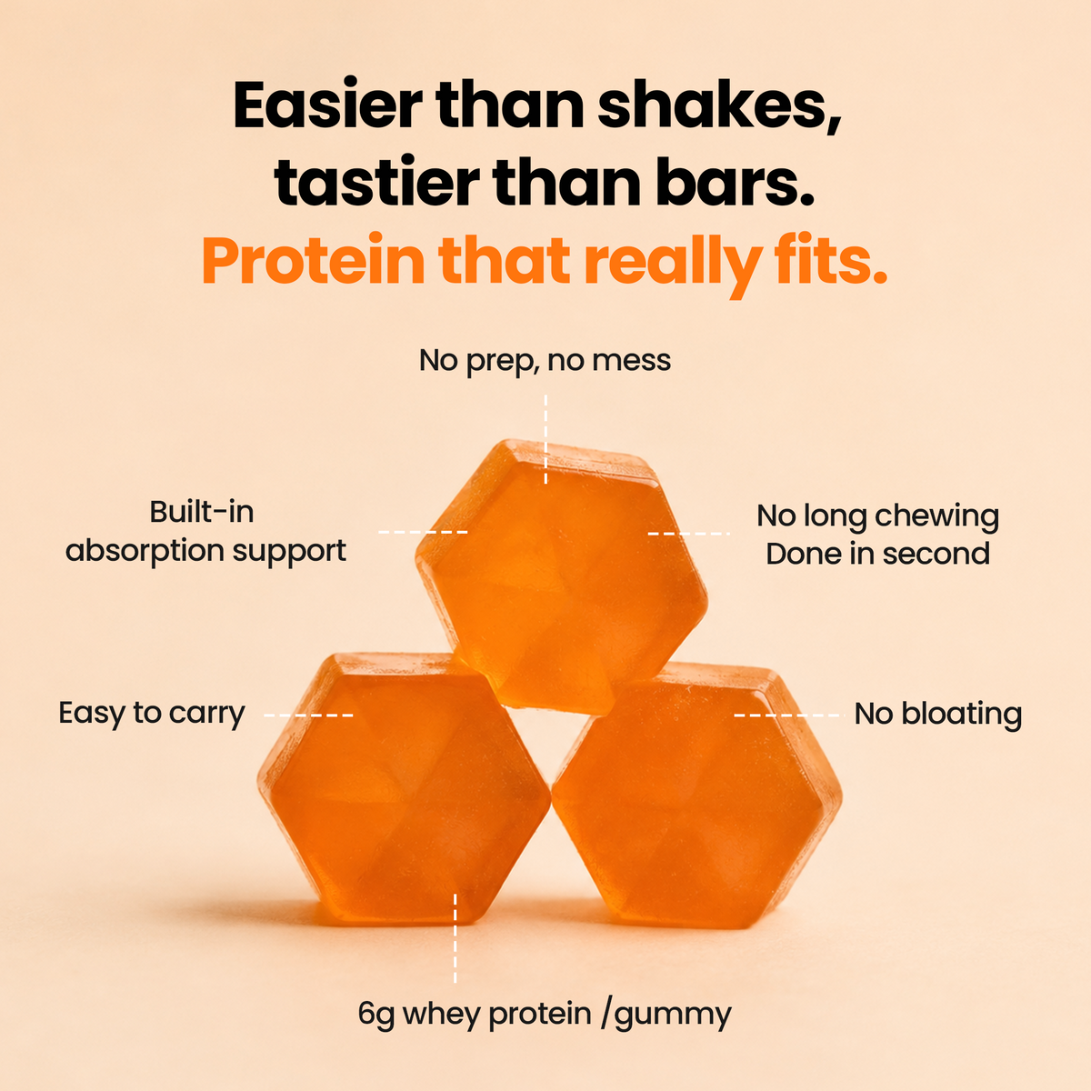 New Adult Protein Clean Gummies